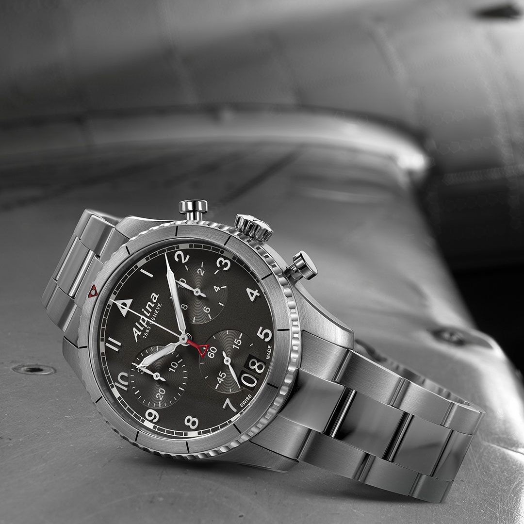 Alpina Pilot Quartz Chronograph Big Date AL-372BW4S26B - Image 4