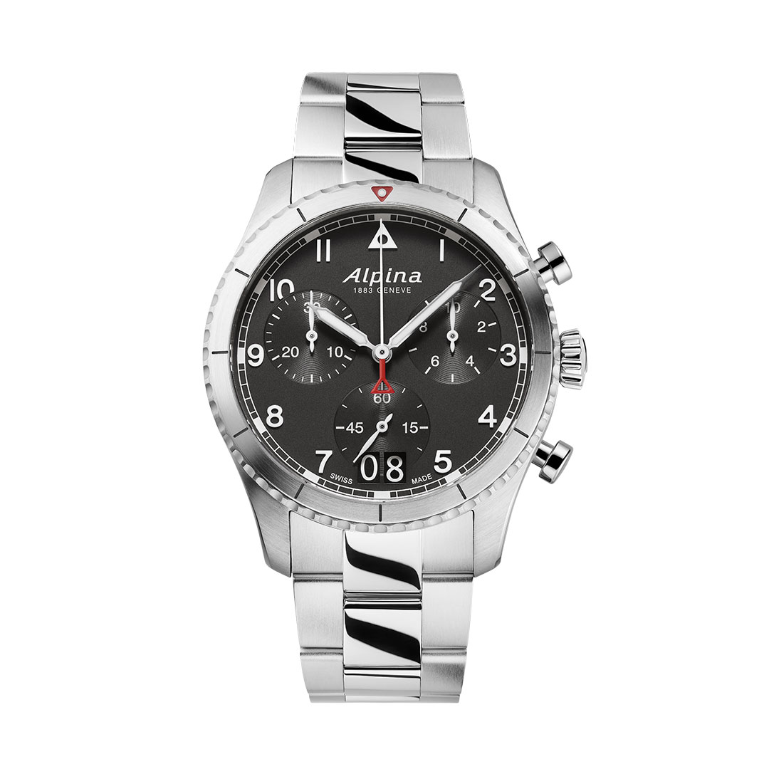 Alpina Pilot Quartz Chronograph Big Date AL-372BW4S26B