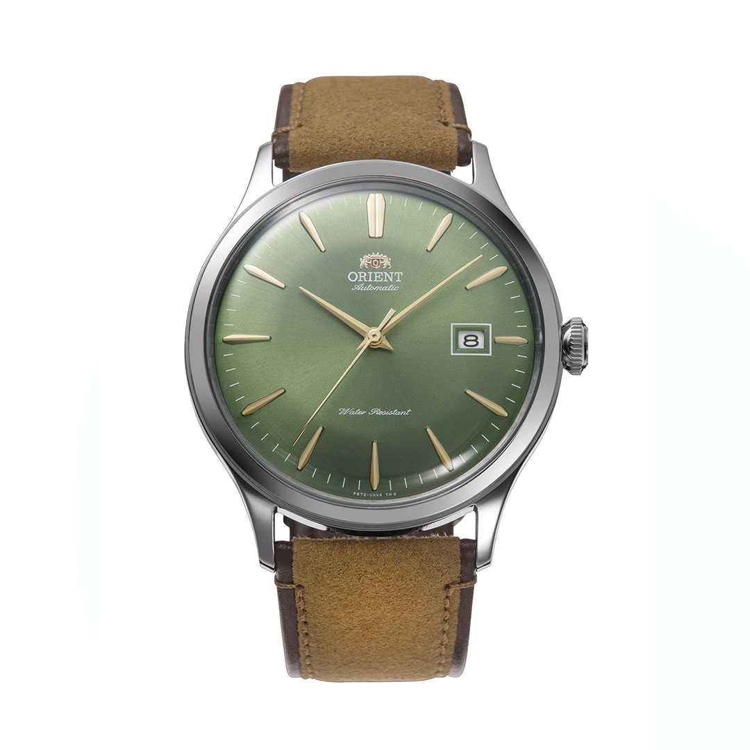 Orient Bambino Leather Green Dial Watch RA-AC0P01E