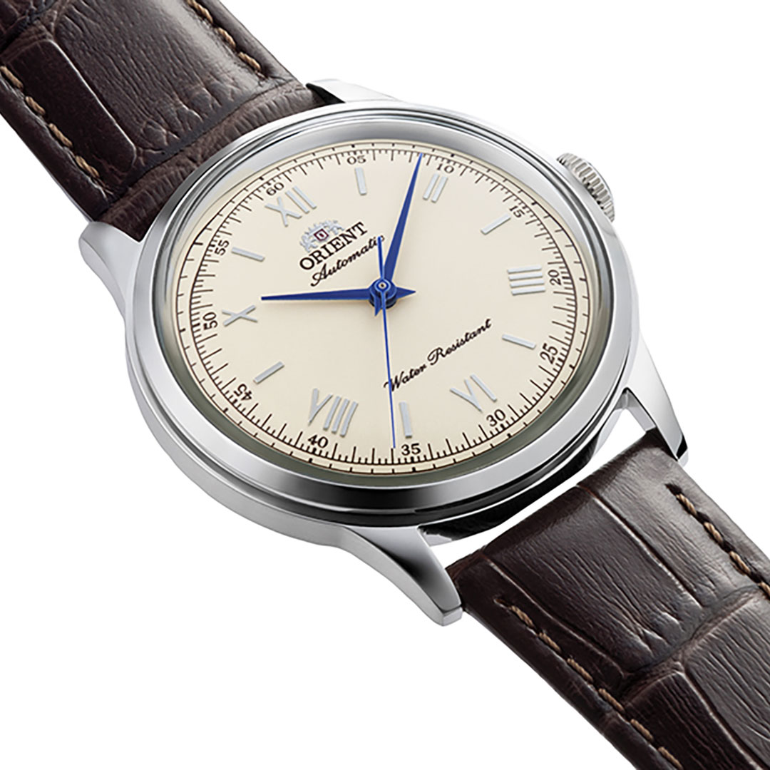 Orient Bambino 38mm Watch Leather Beige RA-BB0003Y - Image 2
