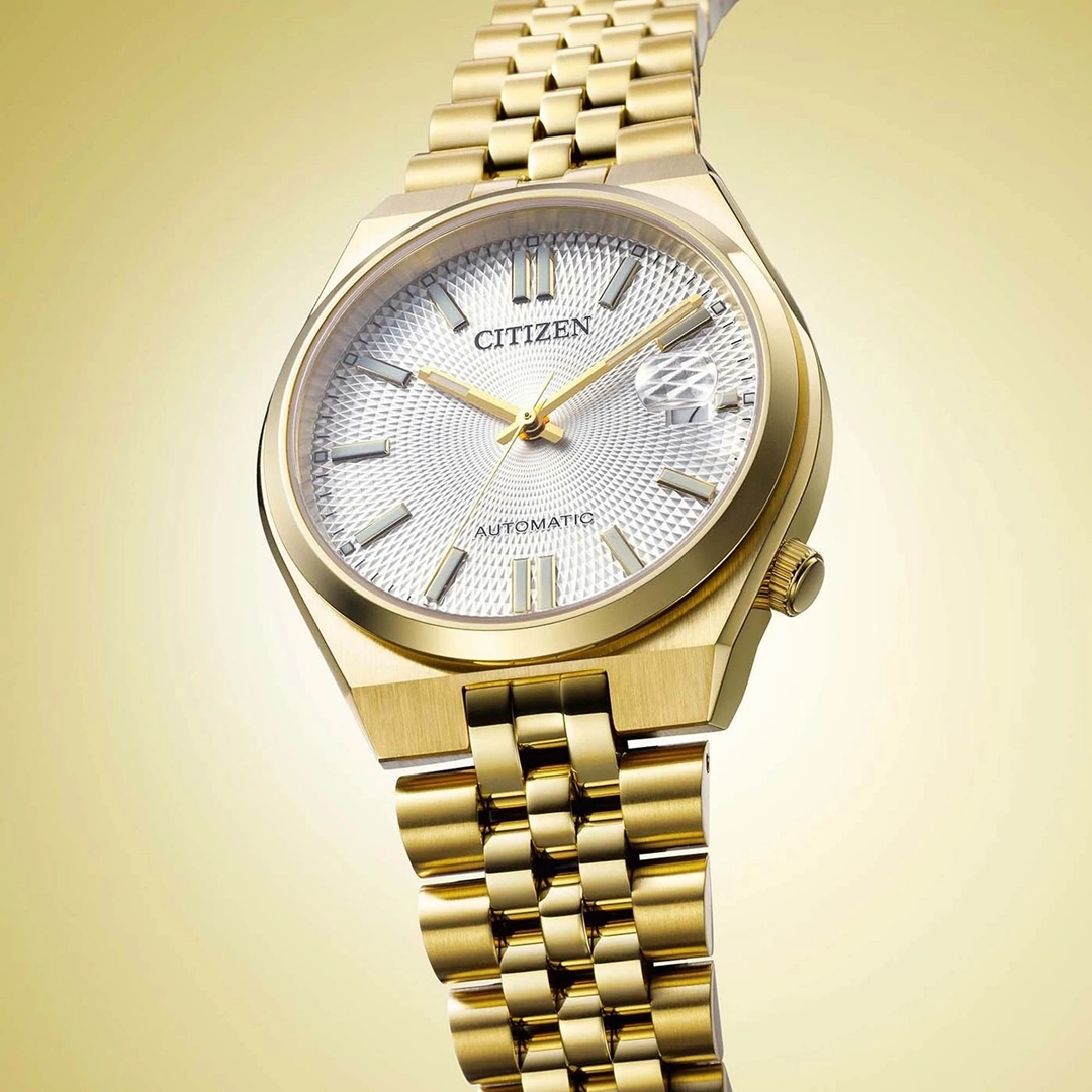 Citizen Tsuyosa 60 Gold Watch 37mm NK0032-56A - Image 4