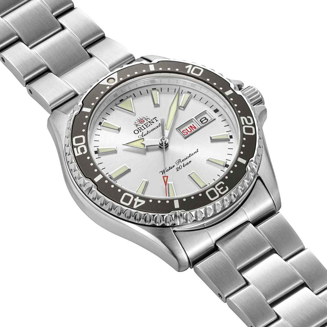 Orient Mako White Dial Watch RA-AA0825S - Image 2