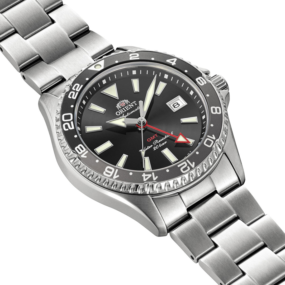Orient Mako GMT Watch Black Dial RA-BC0001B - Image 2
