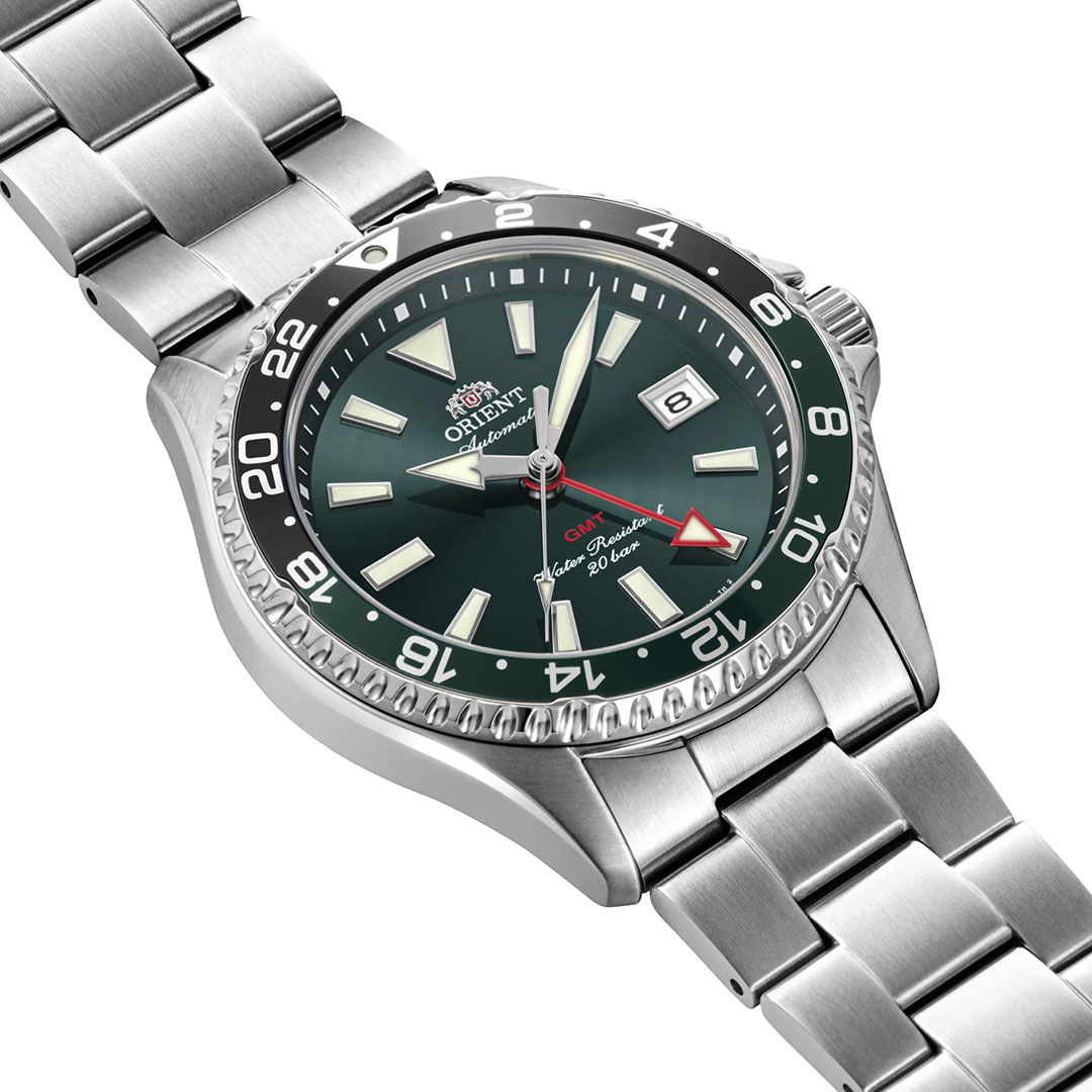 Orient Mako GMT Watch Green RA-BC0002E - Image 2